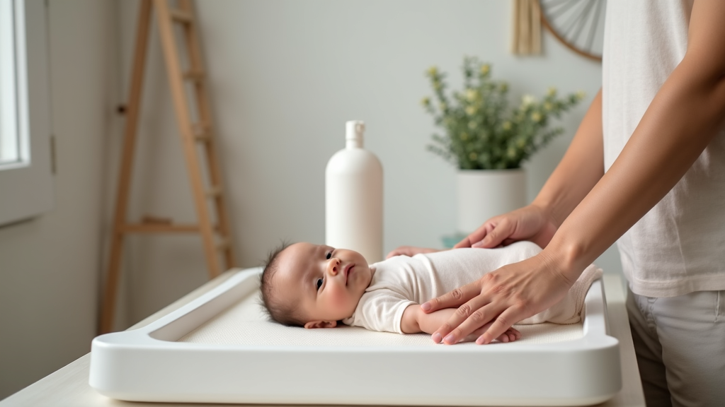 Talco para bebê genérico em ambiente de cuidados infantis