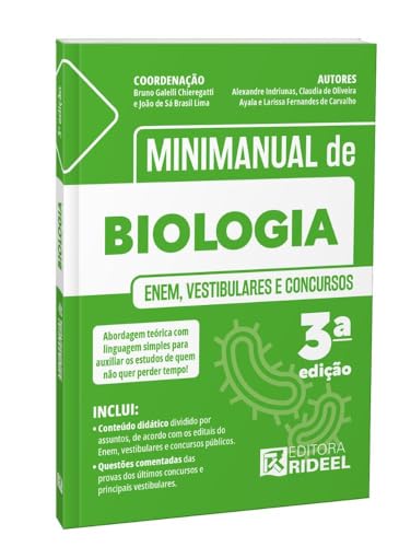 MINIMANUAL DE BIOLOGIA - ENEM, VESTIBULARES E CONCURSOS