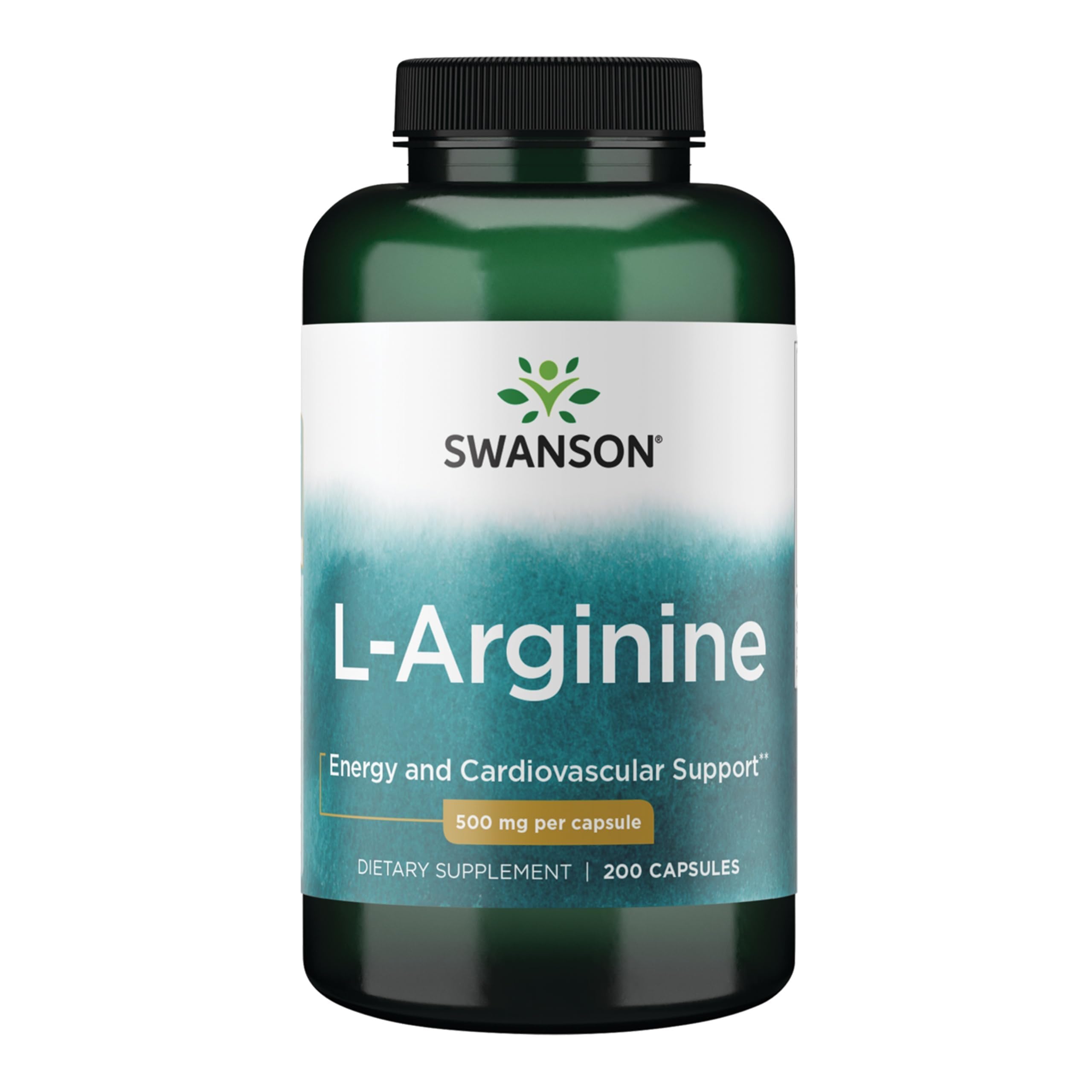 Swanson L-Arginina 500mg 200 cápsulas