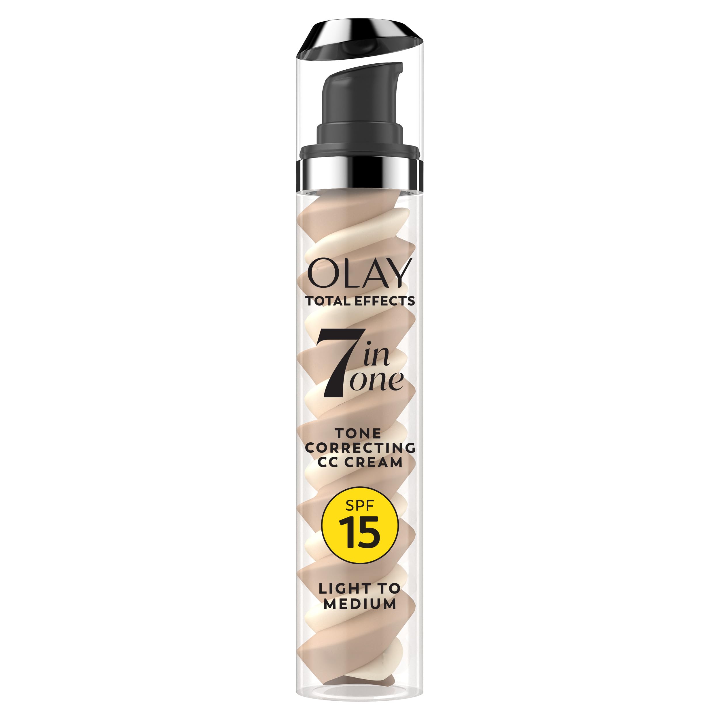CC Cream by Olay Total Effects Tone Correcting Moisturizer with Sunscreen Light to Medium 1.7 fl. oz.