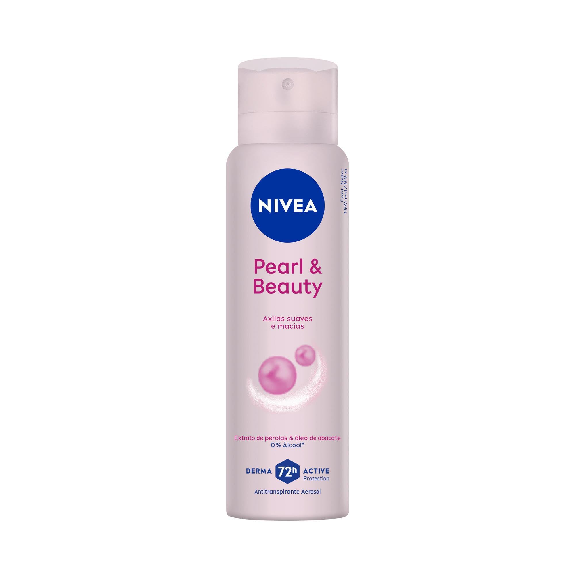 NIVEA Desodorante Antitranspirante Aerossol Pearl & Beauty 150ml