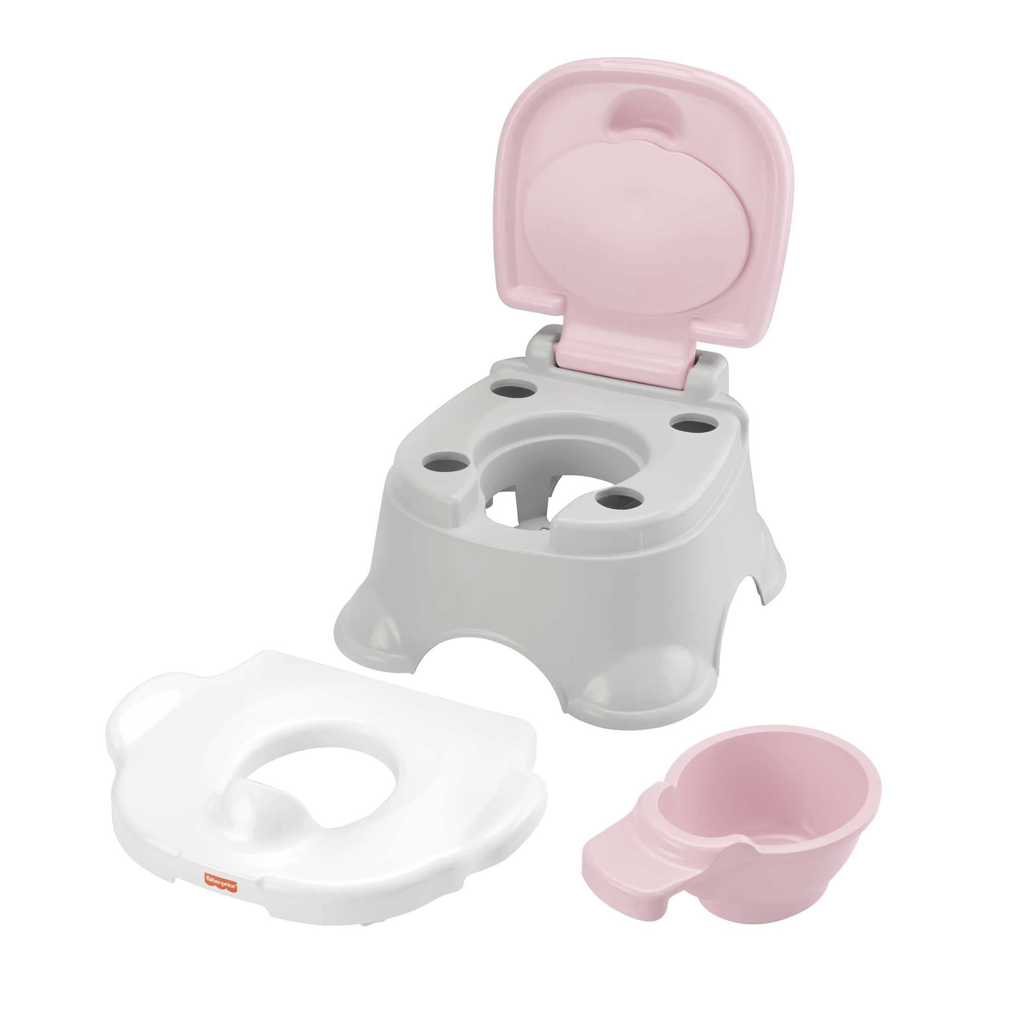 Troninho de bebê 3 em 1 Rosa Fisher-Price