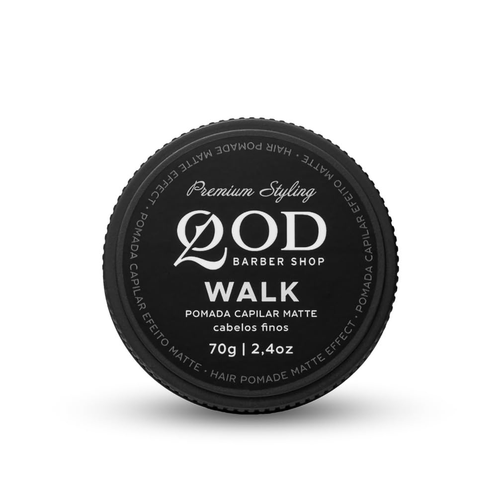 QOD Barber Shop - Pomada Capilar Walk - Efeito Matte - 70g