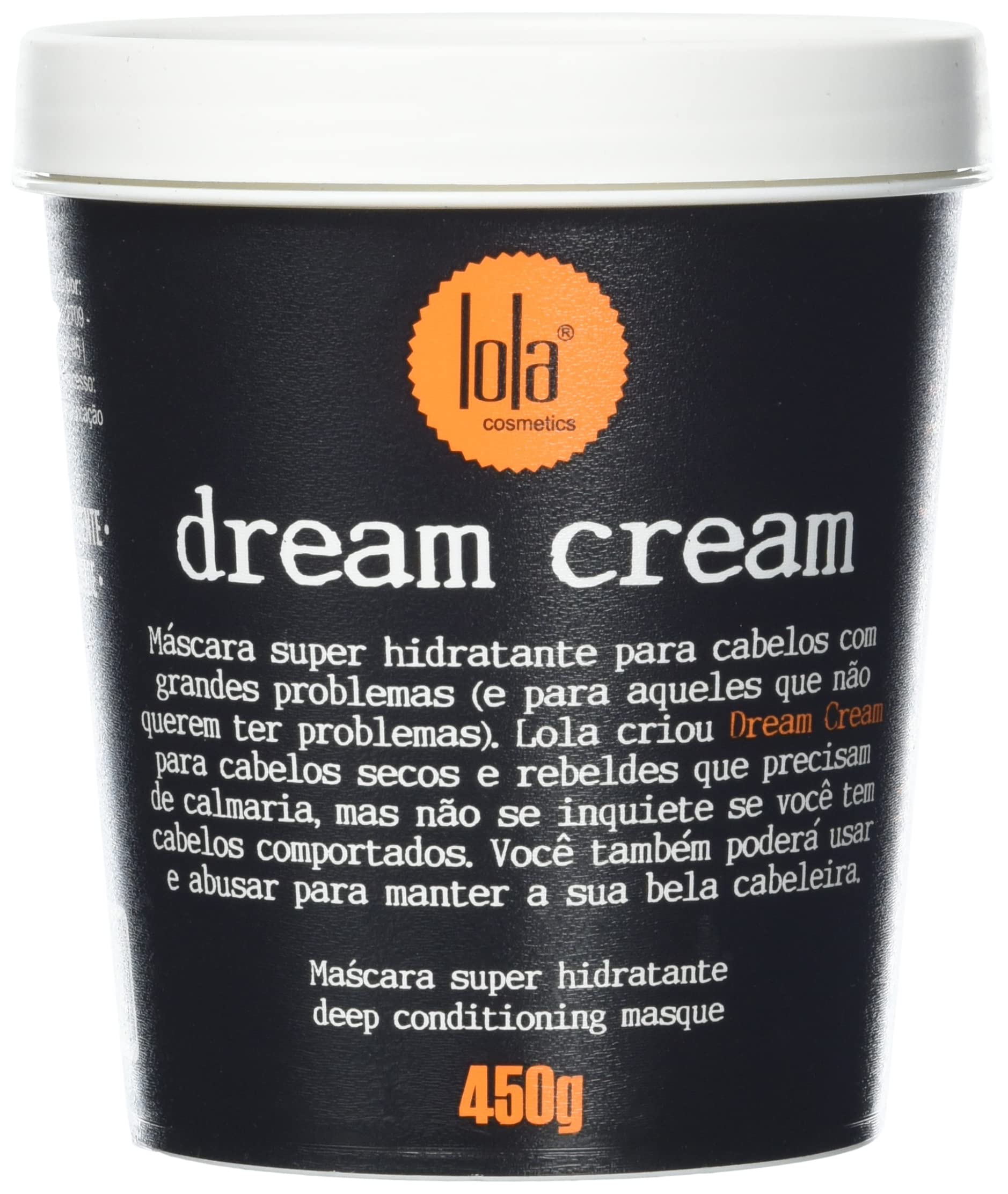 Lola Cosmetics Dream Cream Máscara de Hidratação 450g