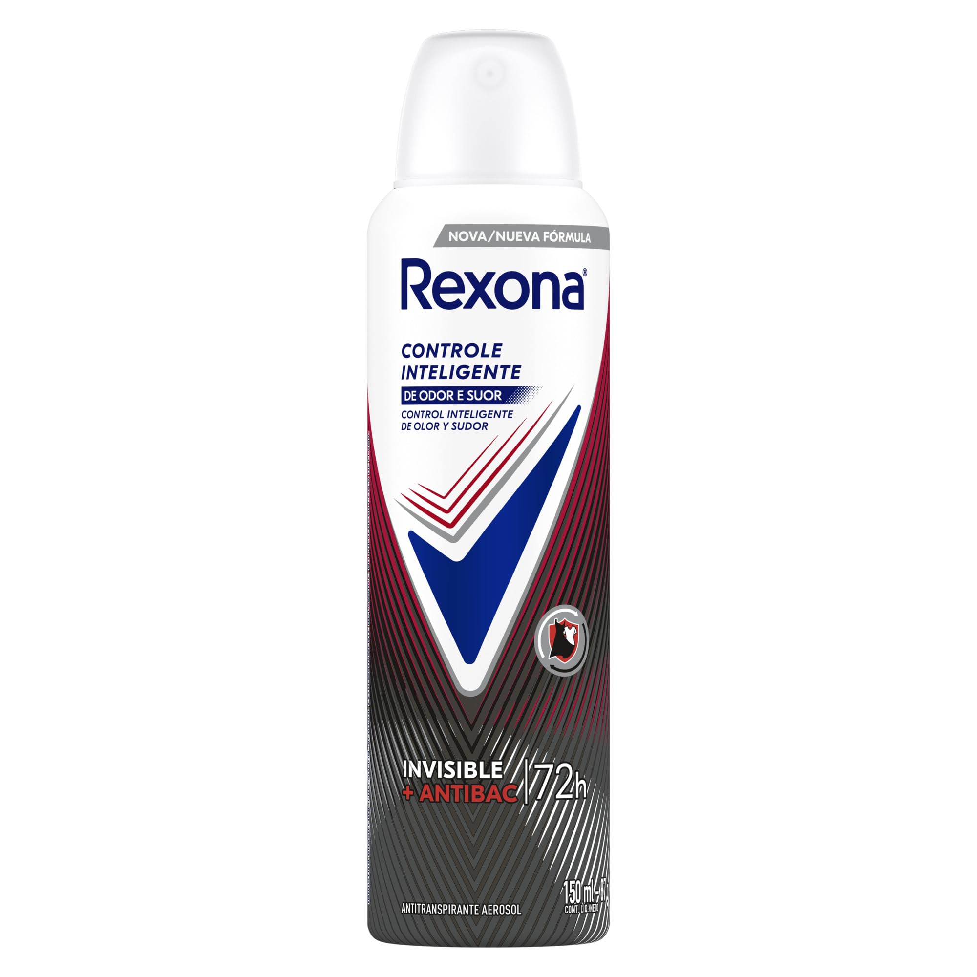 Rexona Desodorante Antitranspirante Feminino Aerosol Antibacterial + Invisible 150Ml