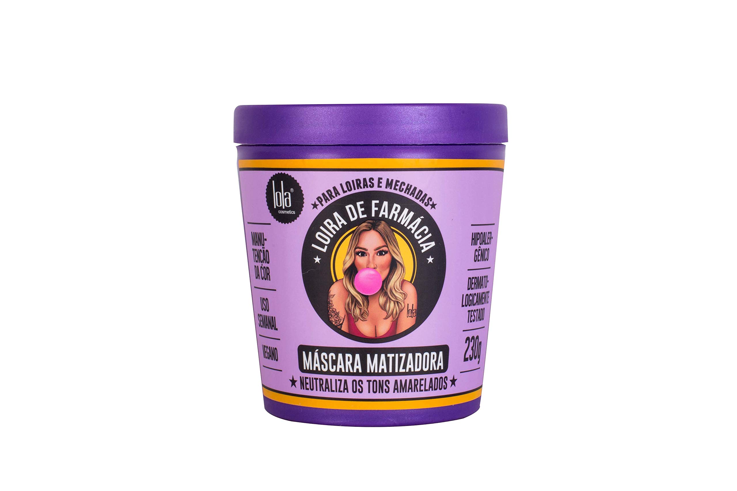 Loira de Farmácia Máscara Matizadora 230g Lola Cosmetics