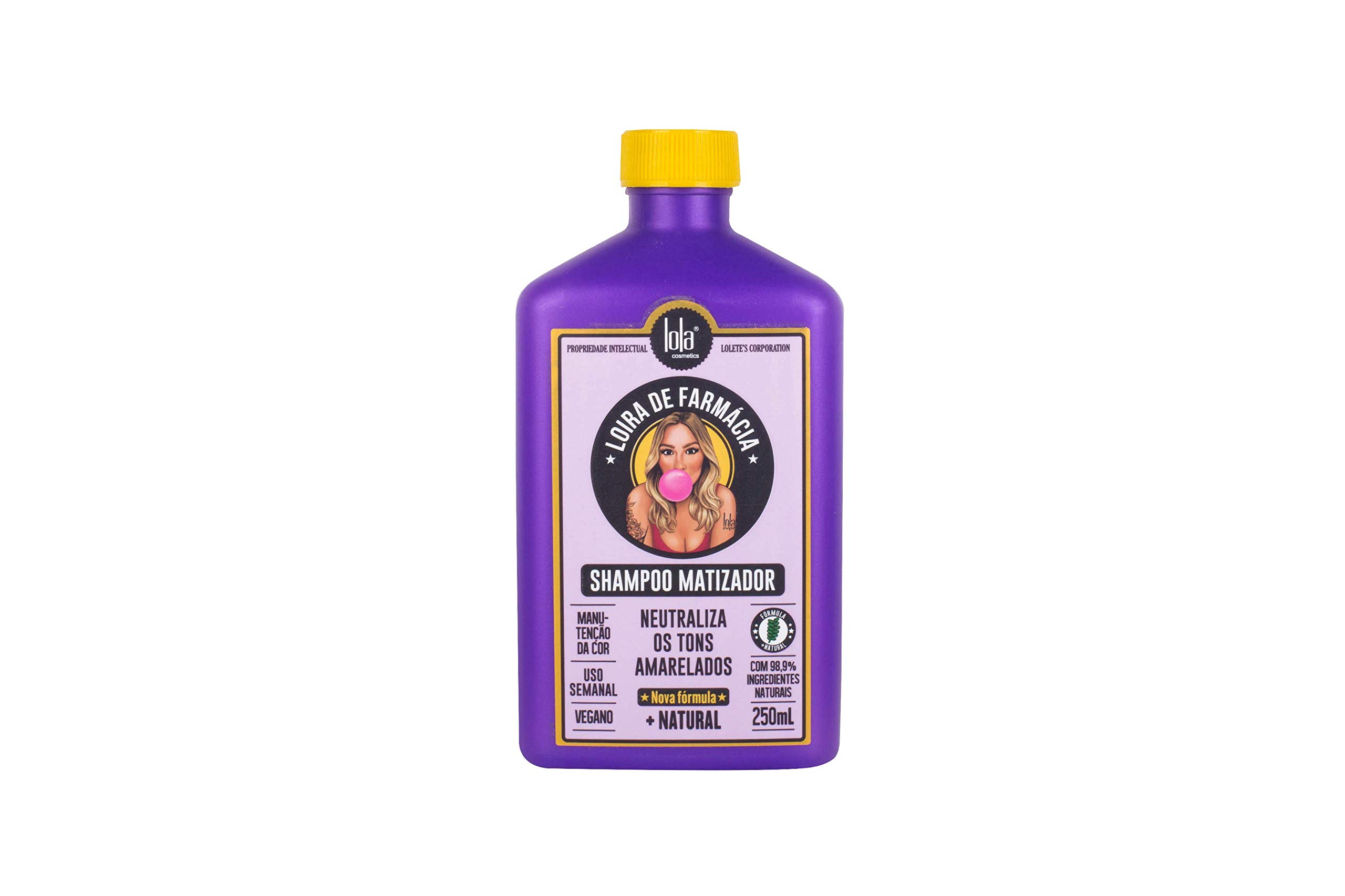 Loira de Farmácia Shampoo Matizador 250ml Lola Cosmetics