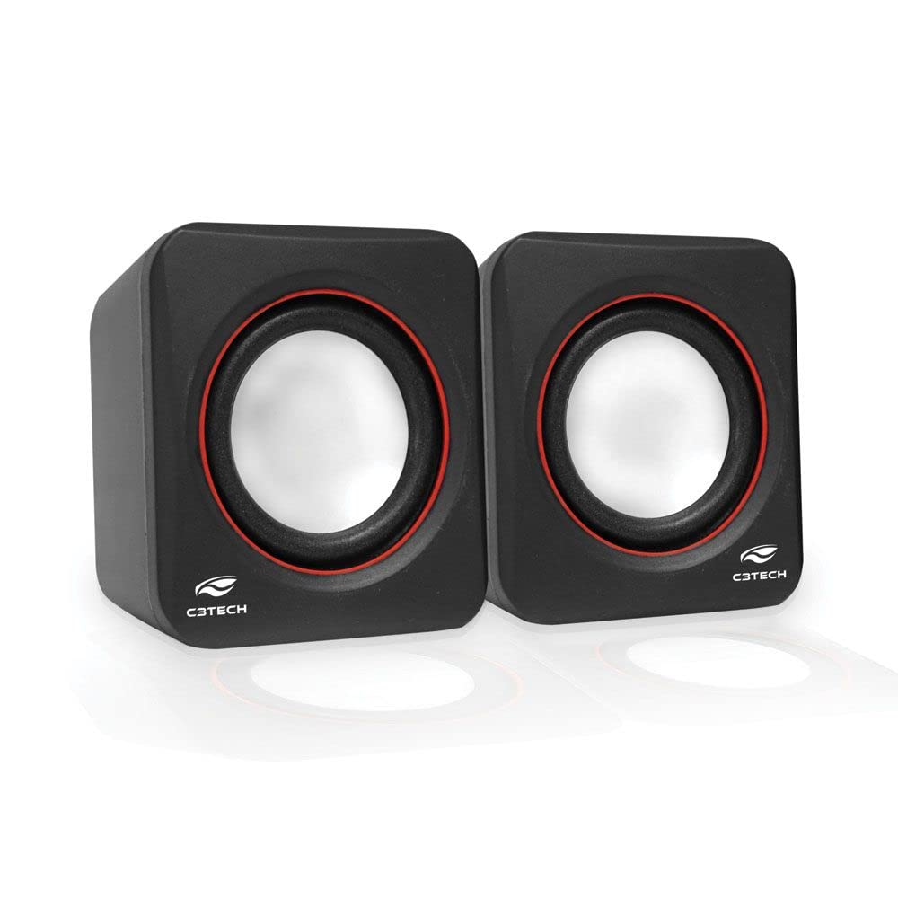 Caixa de Som C3Tech SP-301BK 2.1 para Computador