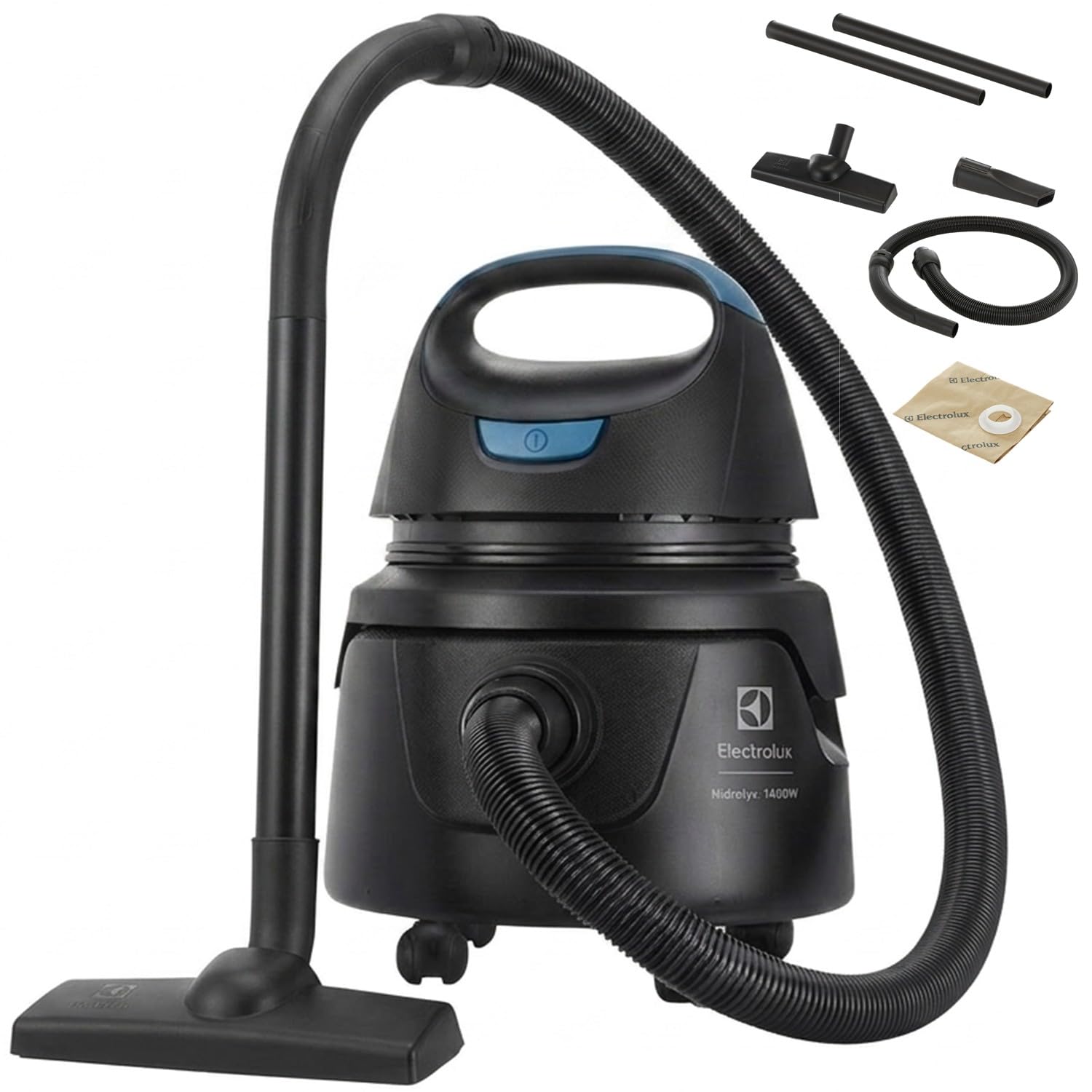 Electrolux Aspirador água pó compacto potente função sopro AWD01