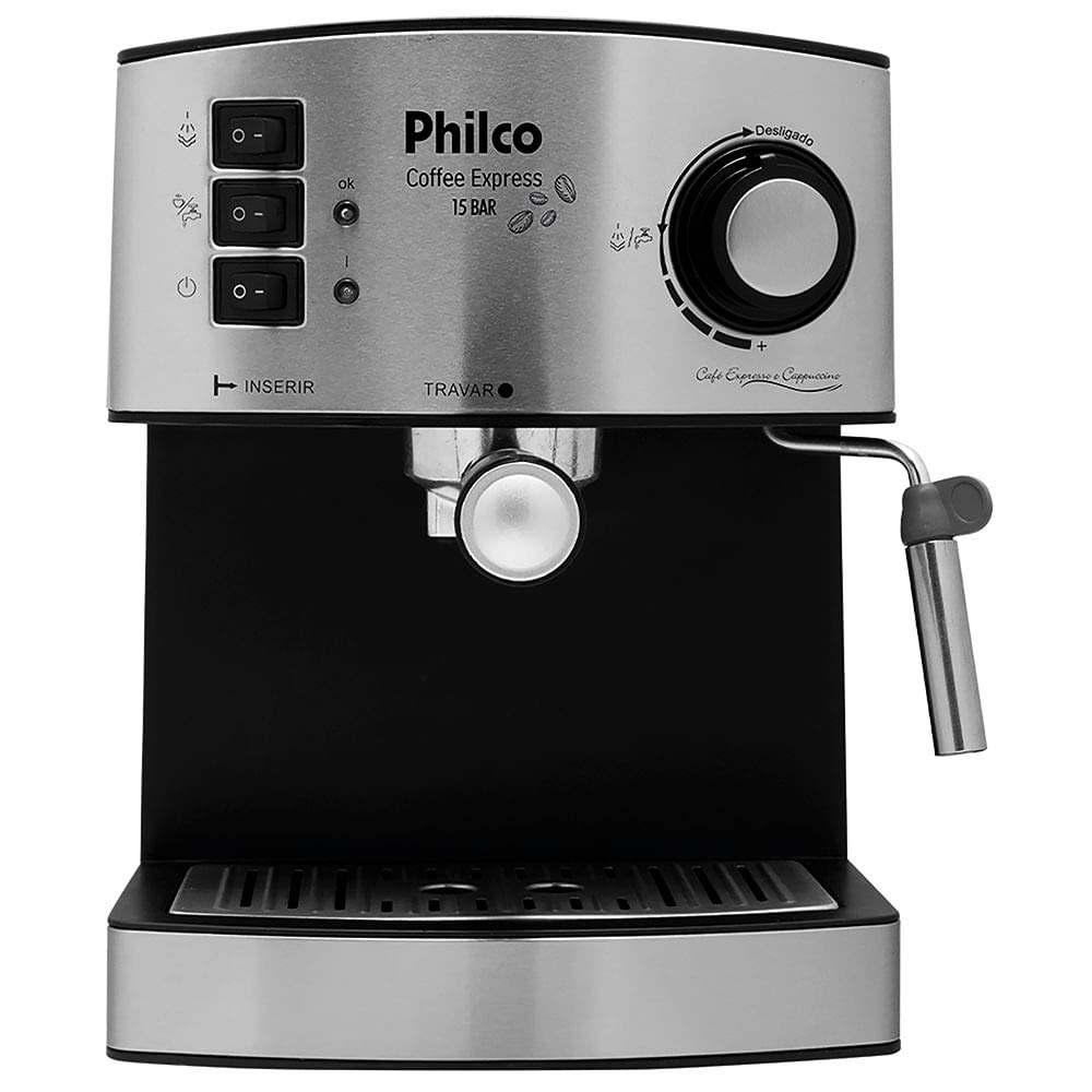 Cafeteira Philco Coffee Express 15 Bar para 2 Xícaras Preta 127V