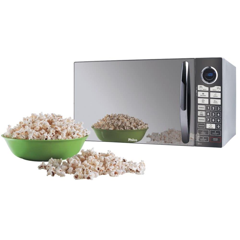 Forno Microondas Philco Espelhado 30L 220V Prata PME31