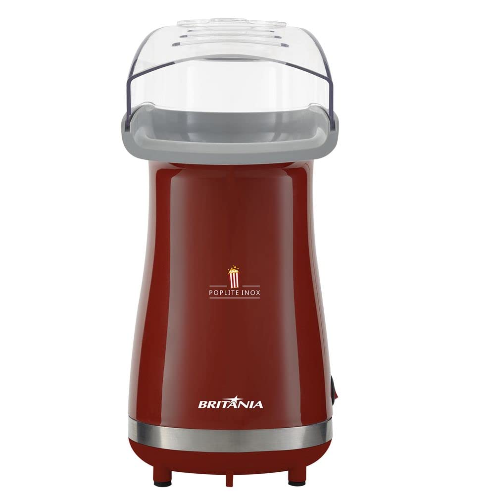 Pipoqueira Britânia Poplite Inox BPI01VI Vermelha 220V