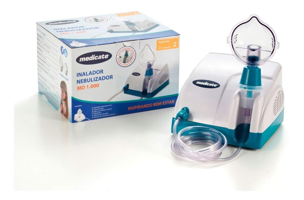 Inalador Nebulizador Residencial MD 1000 Medicate