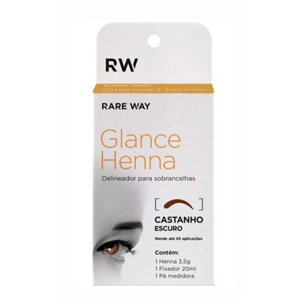 Rare Way Glance Henna Castanho Escuro