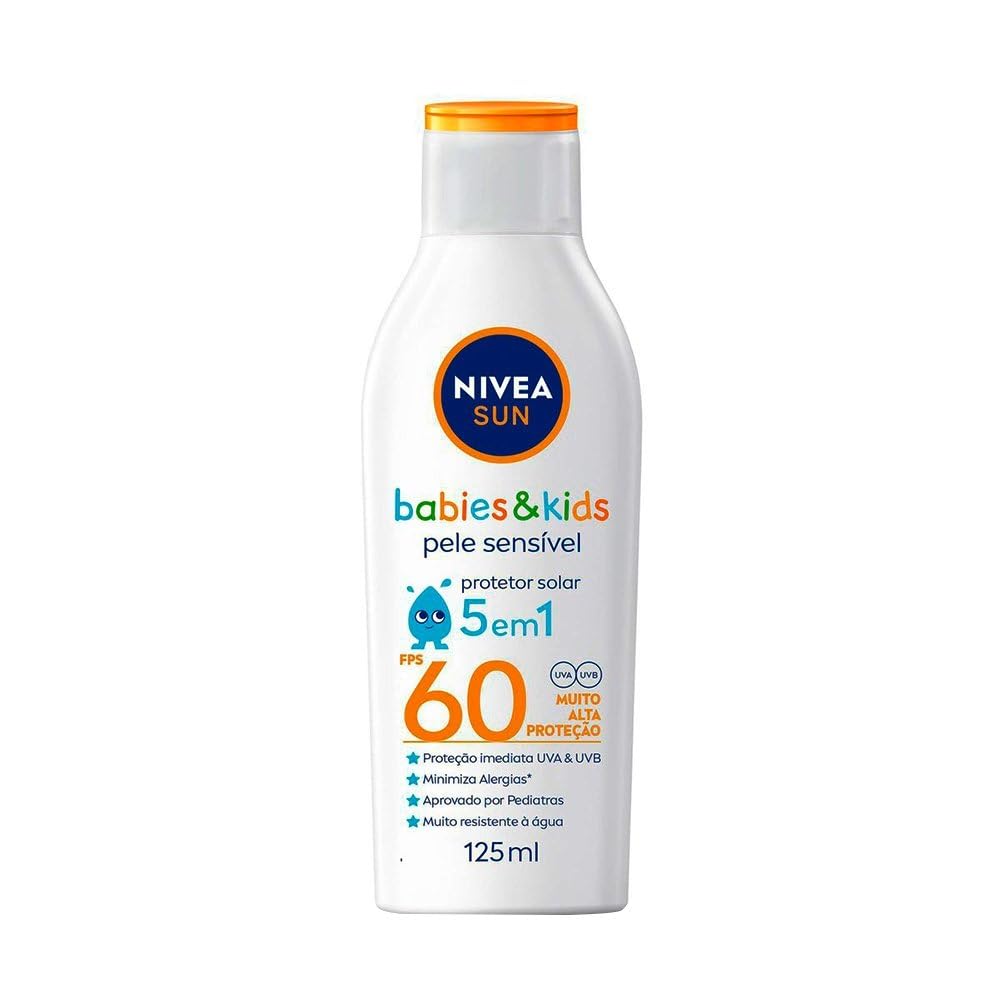 Nivea Sun Protetor Solar Kids Sensitive FPS 60 125ml