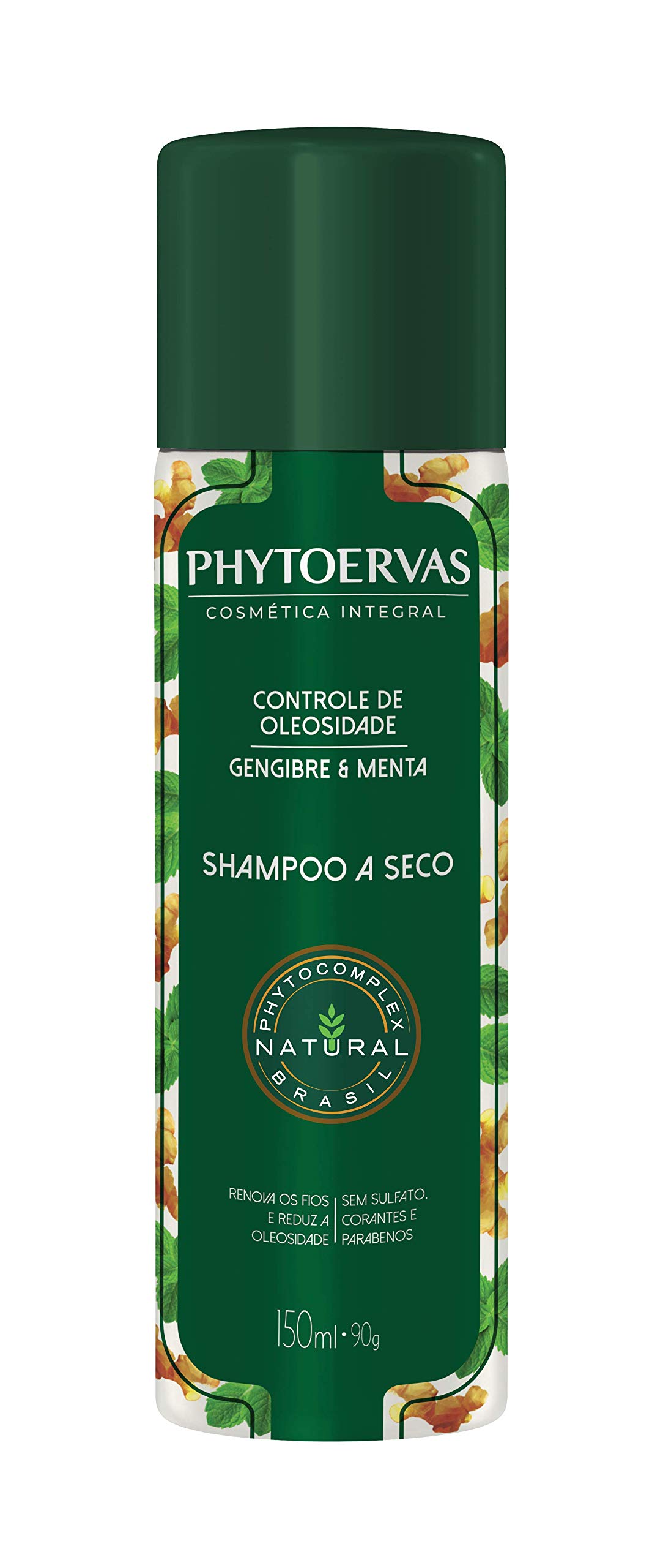 Phytoervas Phyto Shampoo Seco Controle Oleosidade 150Ml Verde