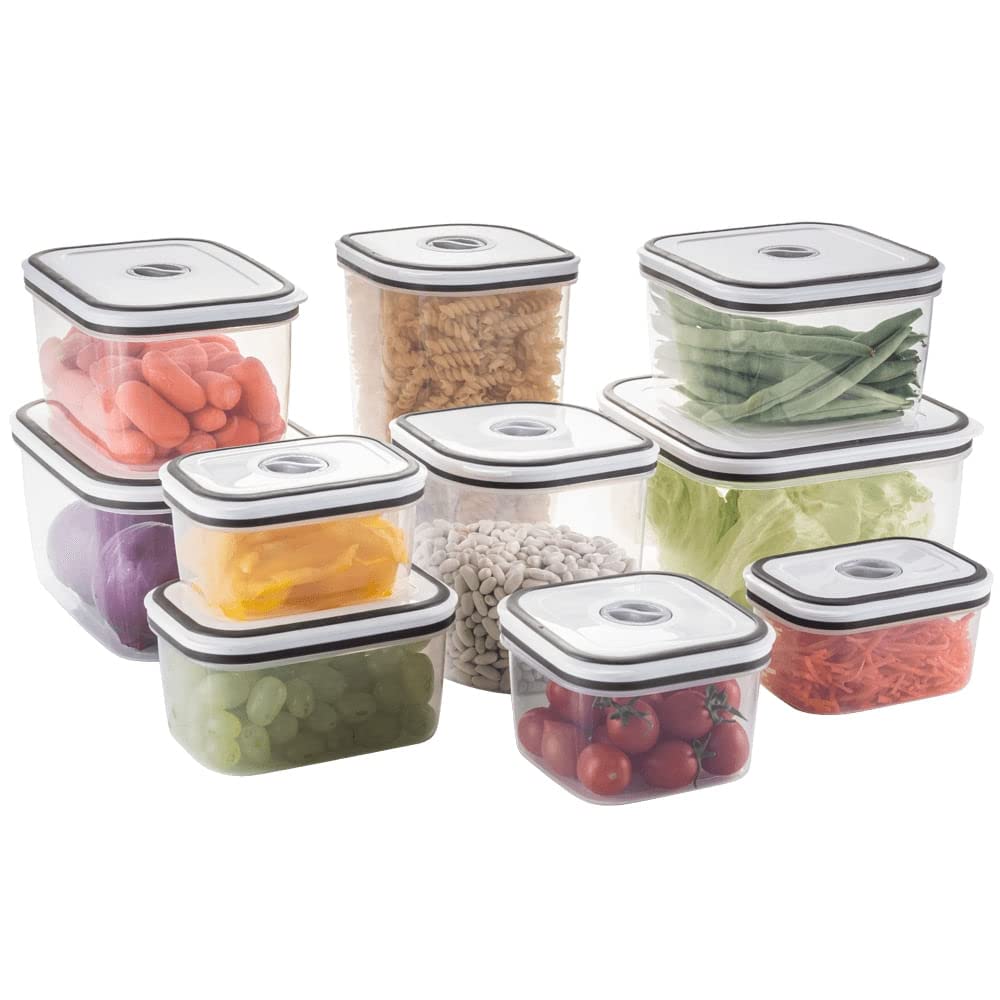 Electrolux Kit 10 Potes Herméticos de Plástico com Vedação de Silicone