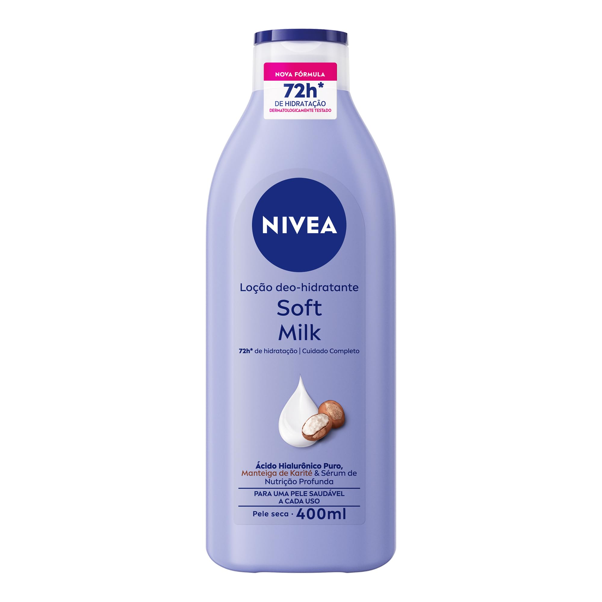 NIVEA Loção Hidratante Corporal Soft Milk 400ml