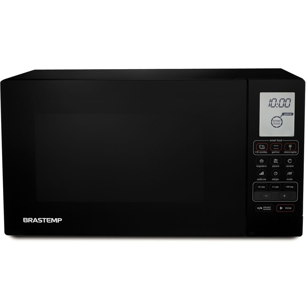 Micro-ondas Brastemp com 30 Litros de Capacidade e Grill Preto BMU45AE 110V