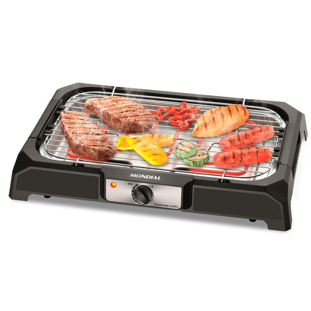 MONDIAL Churrasqueira Elétrica Preto 1800W 110V CH-05