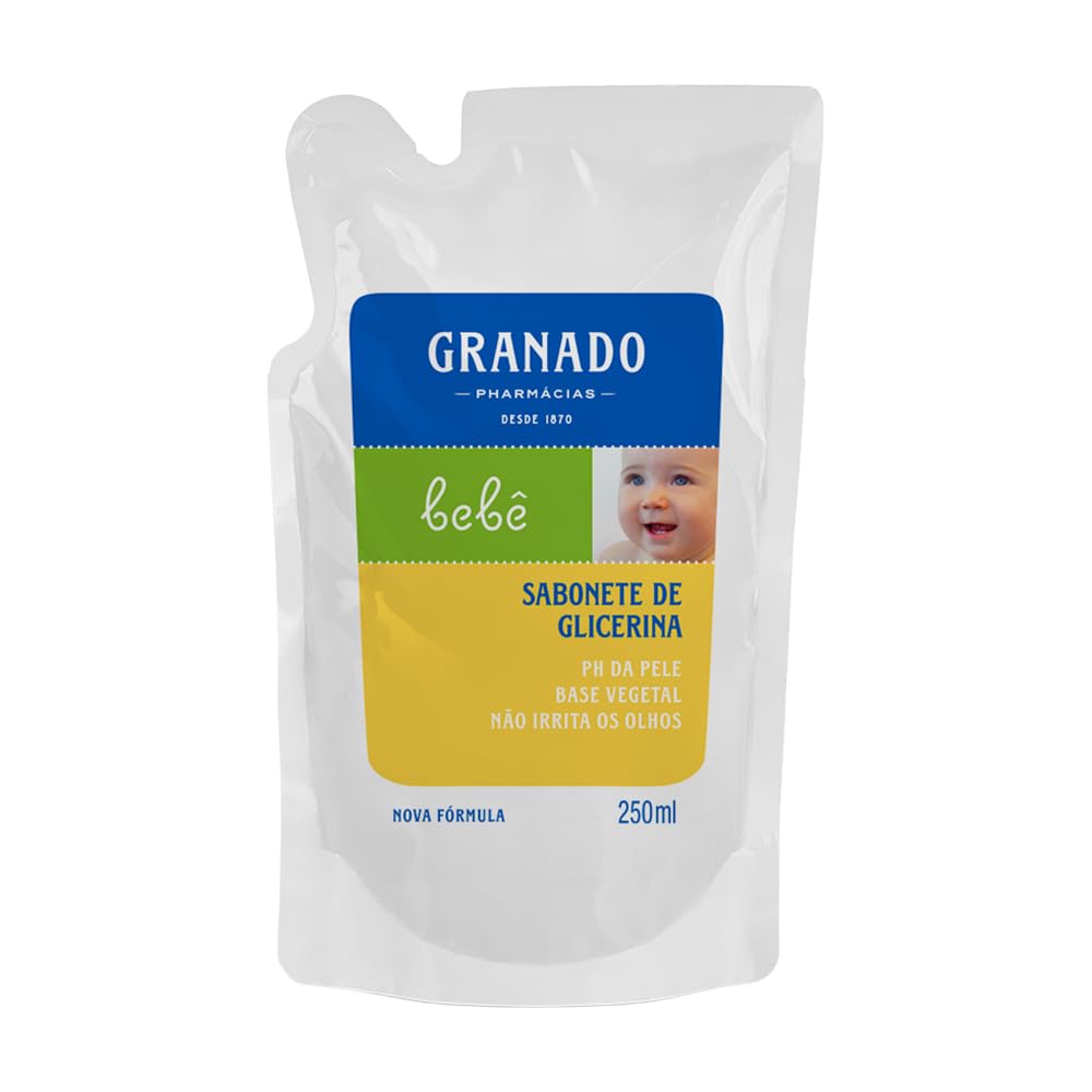 Refil Sabonete Líquido Granado Glicerina Bebê Tradicional 250ml
