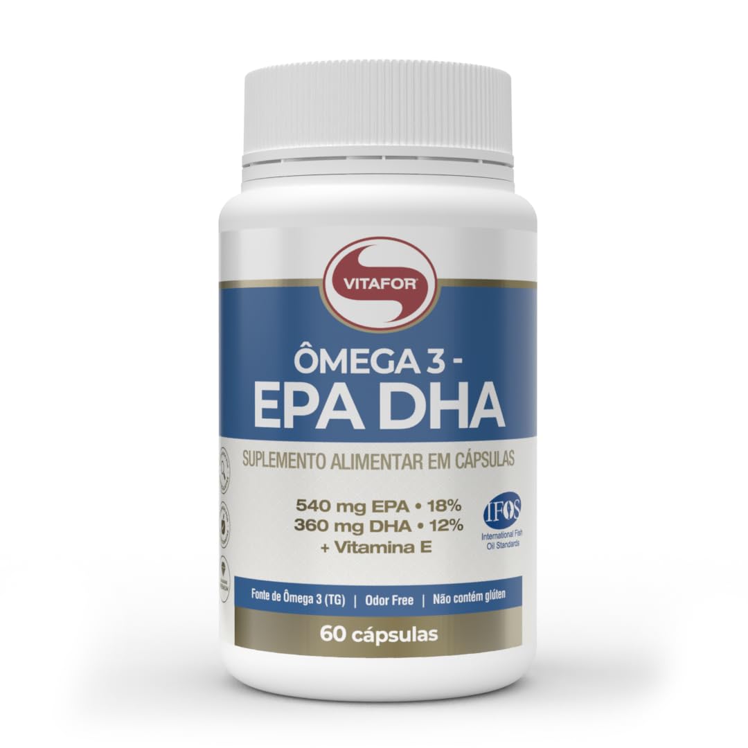 Ômega 3 EPA DHA Vitafor com 60 Cápsulas