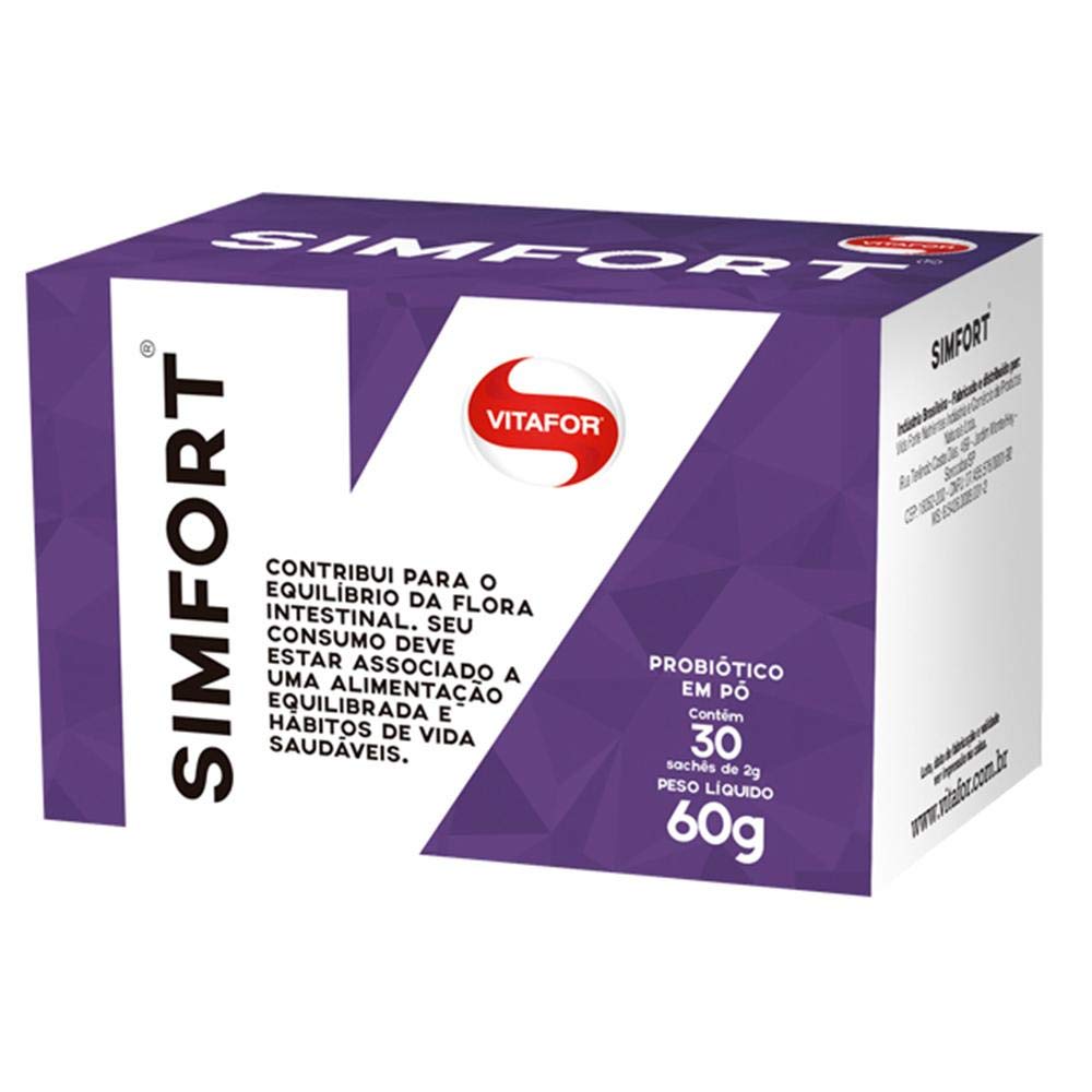 Probiótico Simfort Vitafor com 30 Sachês