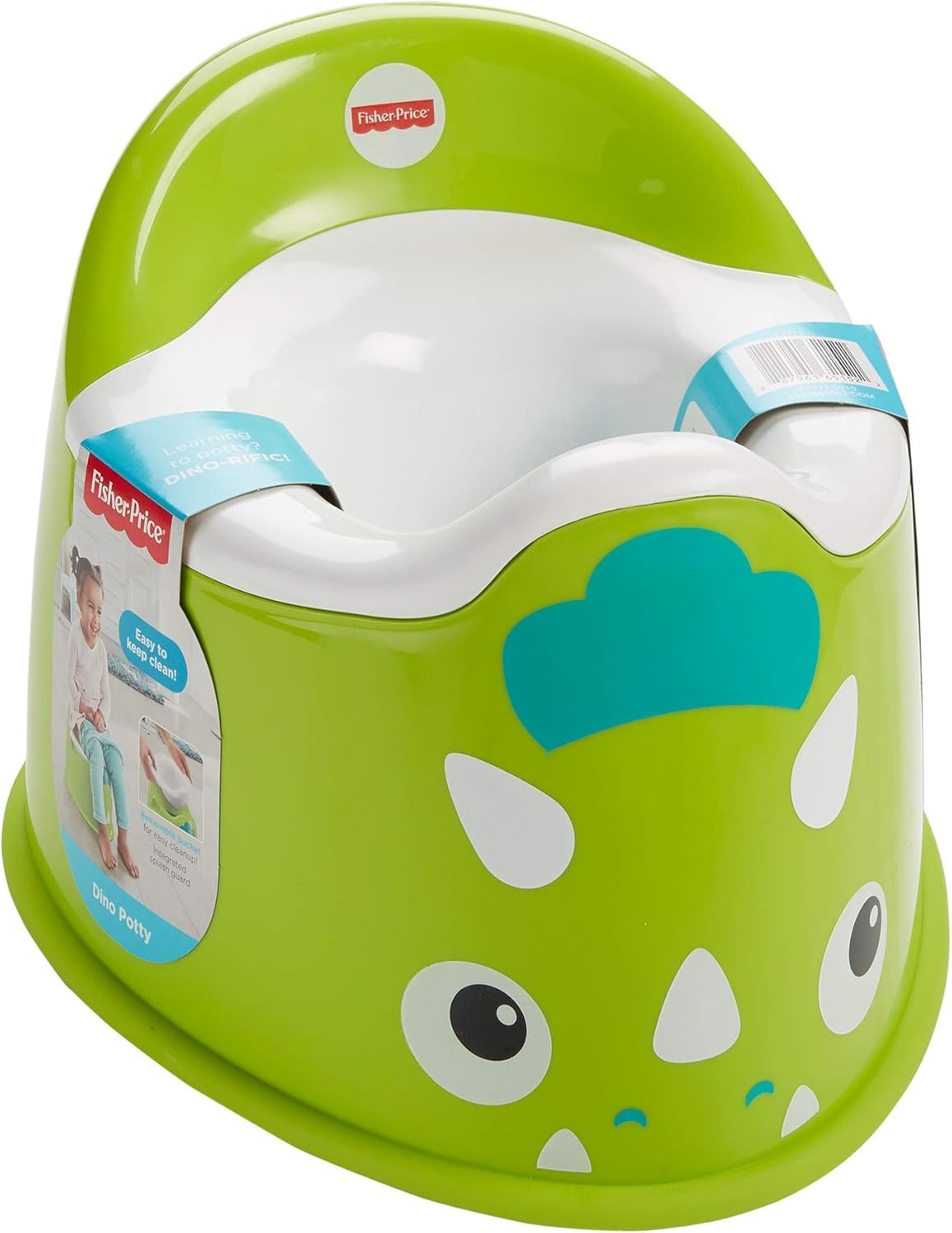 Mattel Fisher-Price Troninho Meu Primeiro Penico do Dinossauro, Penicos para Crianças, Estágio de Desenvolvimento, Verde