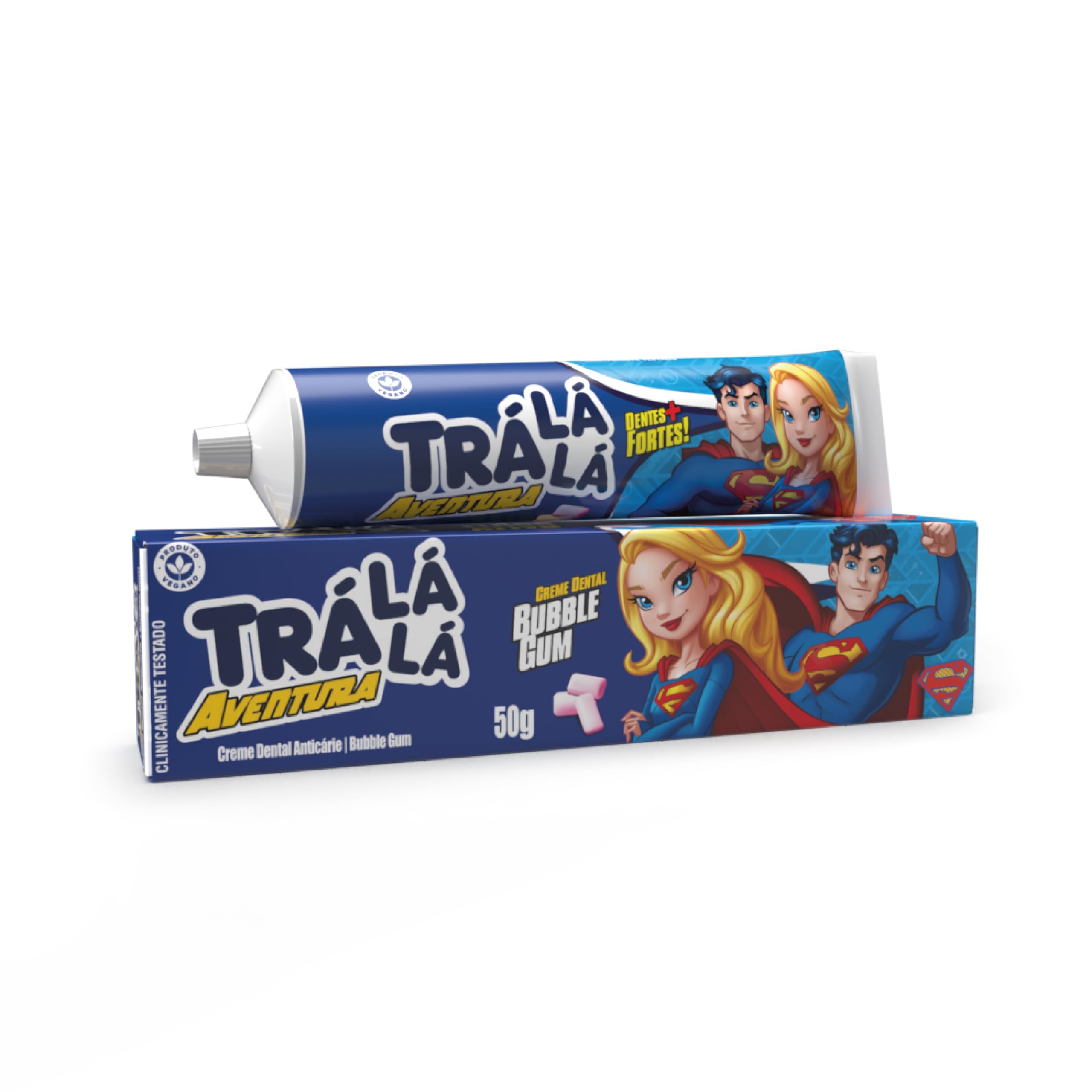 Creme Dental Kids Bubble Gum Trá Lá Lá 50g