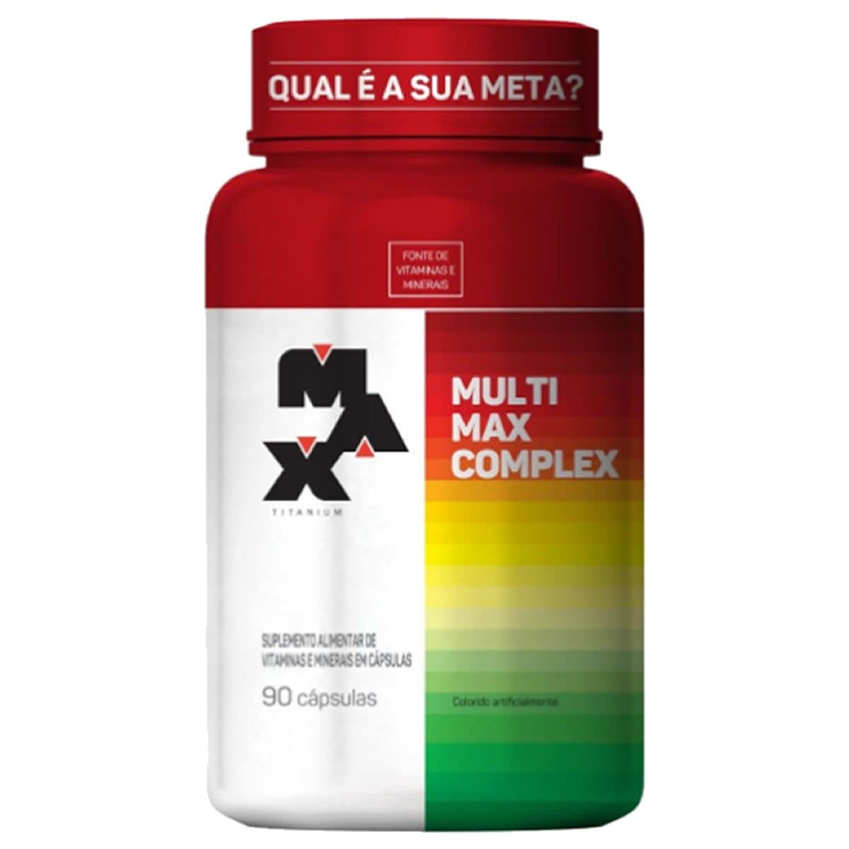 Multivitamínico Multimax Complex Max Titanium com 90 Cápsulas
