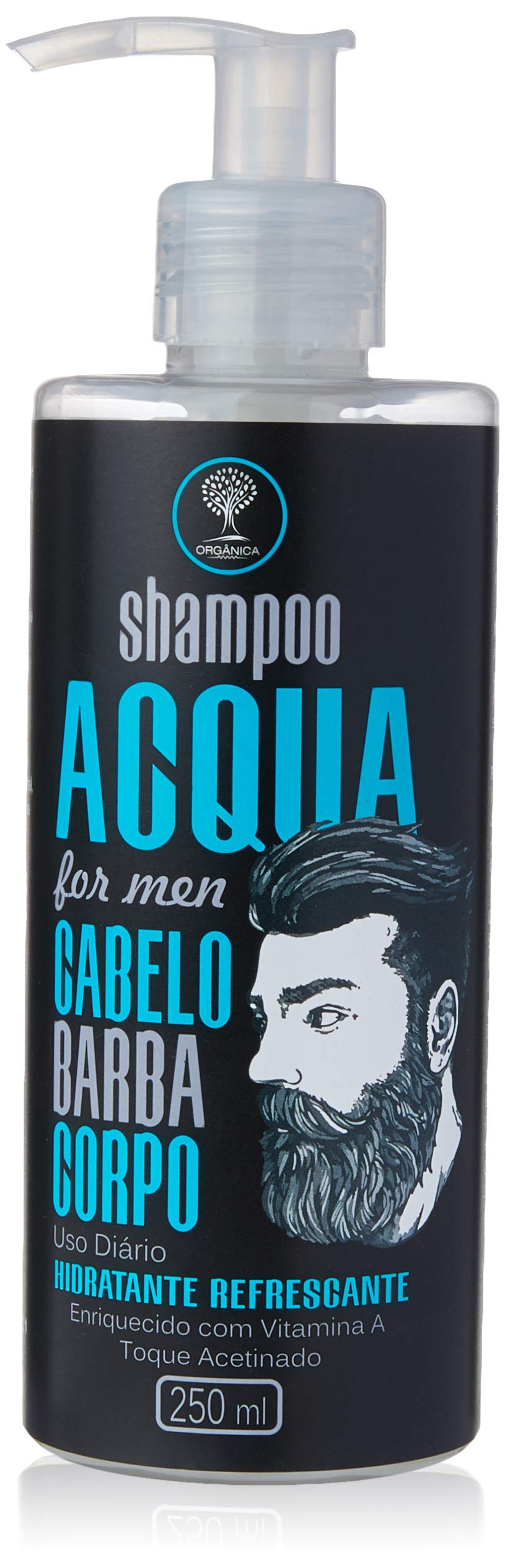 Shampoo Masculino 3 em 1 Acqua For Men 250ml