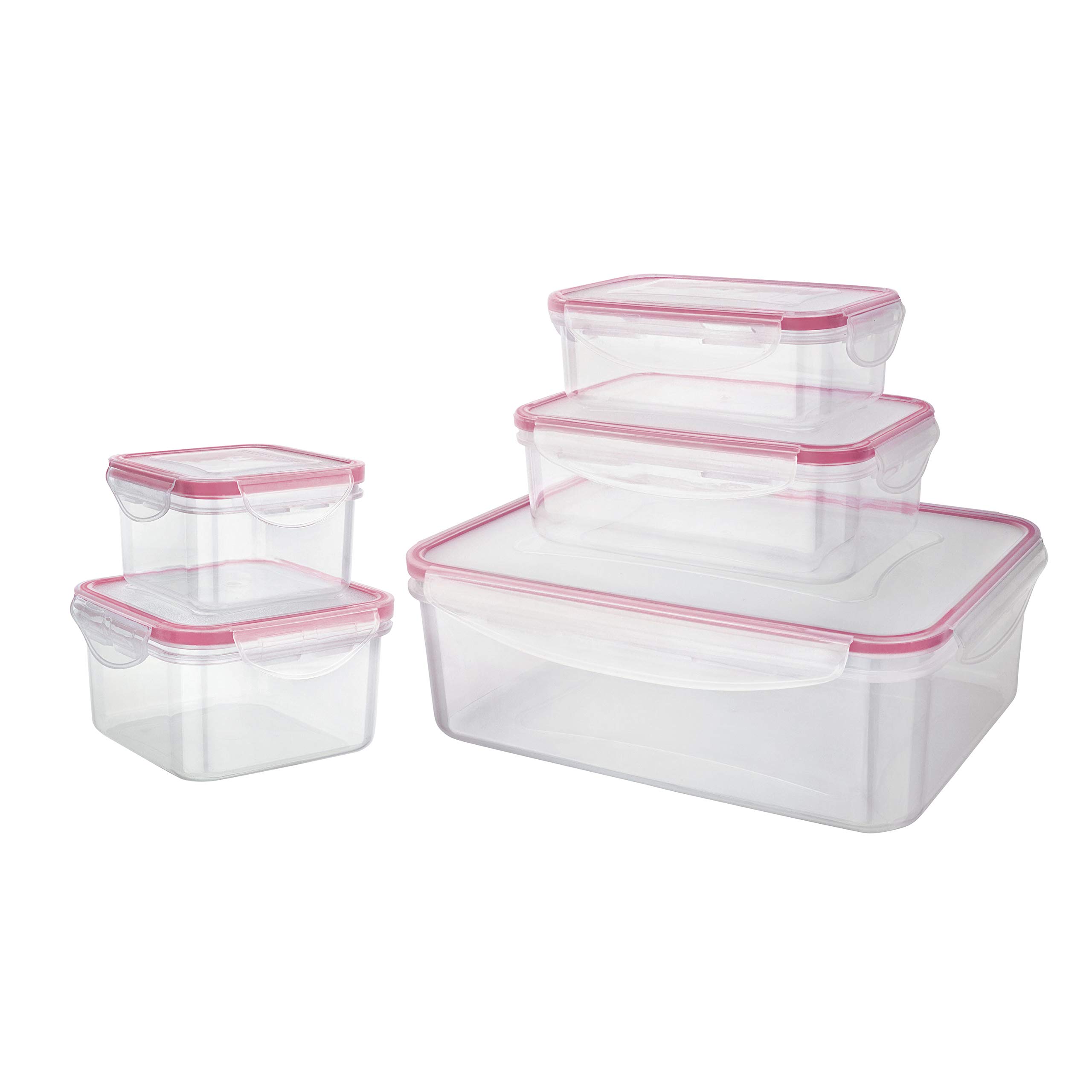Euro Home Conjunto 5 Potes Herméticos PLA3604-VM