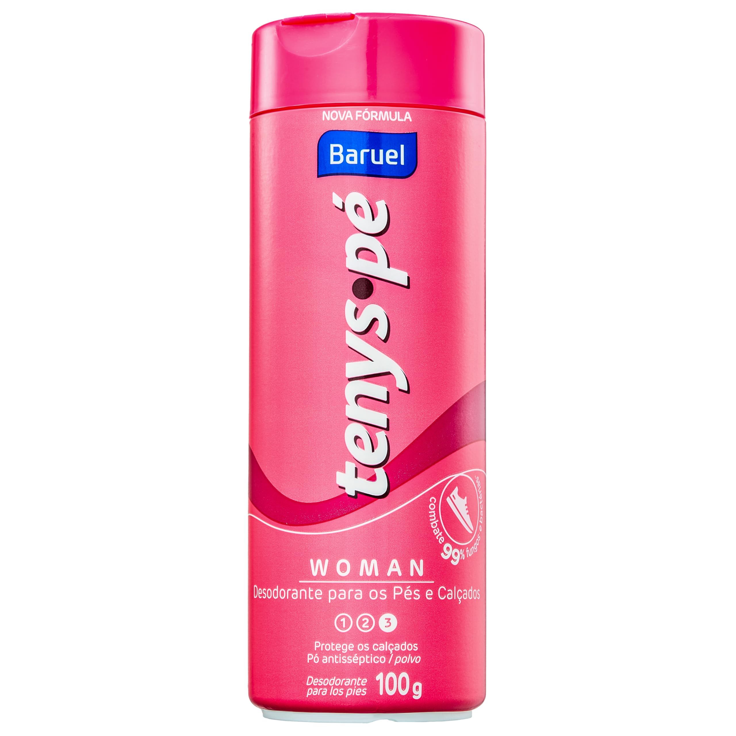 Tenys Pé Baruel Woman Pó 100g - Desodorante em pó para os pés