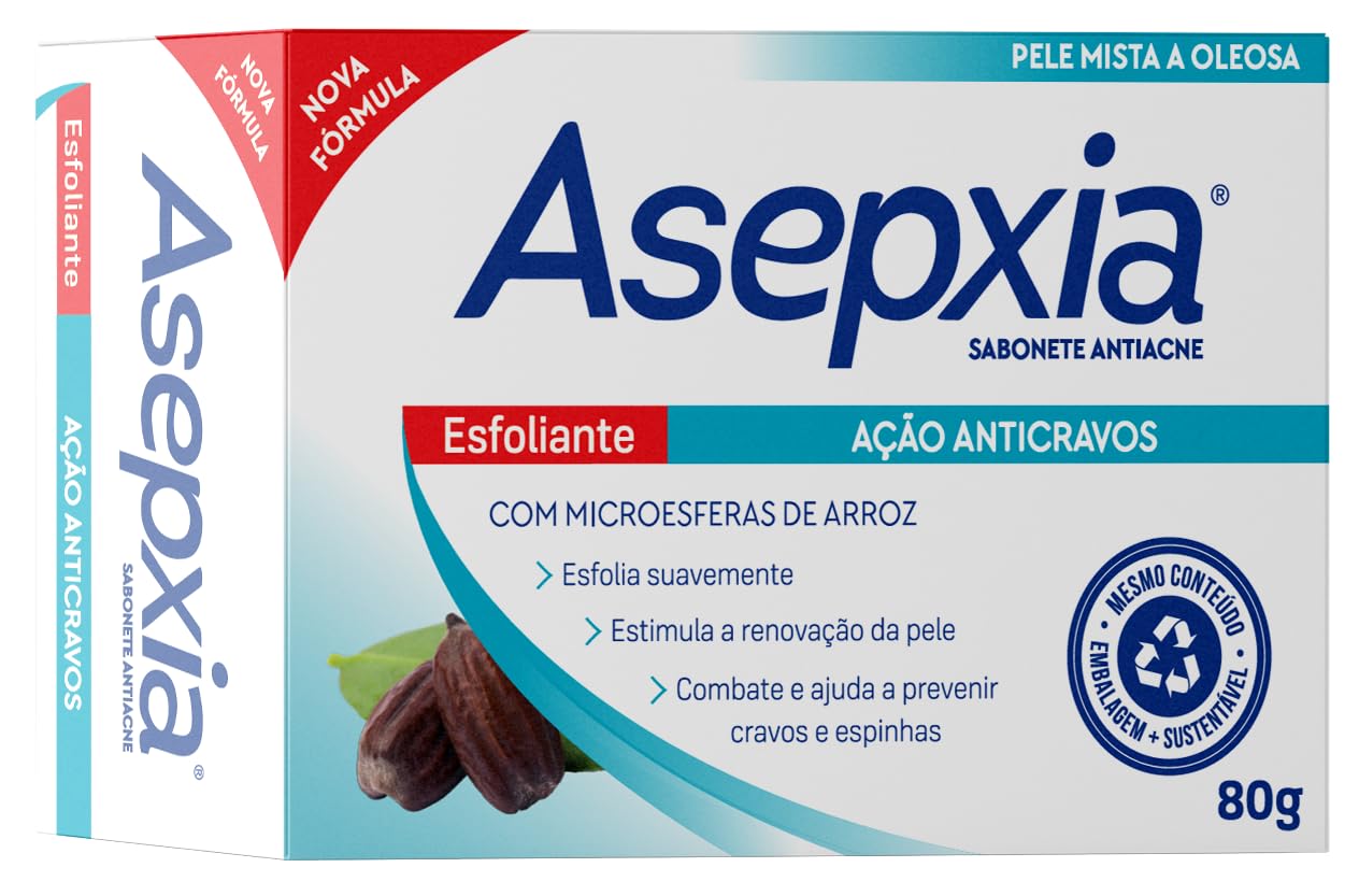 Asepxia Sabonete Esfoliante Facial 80g