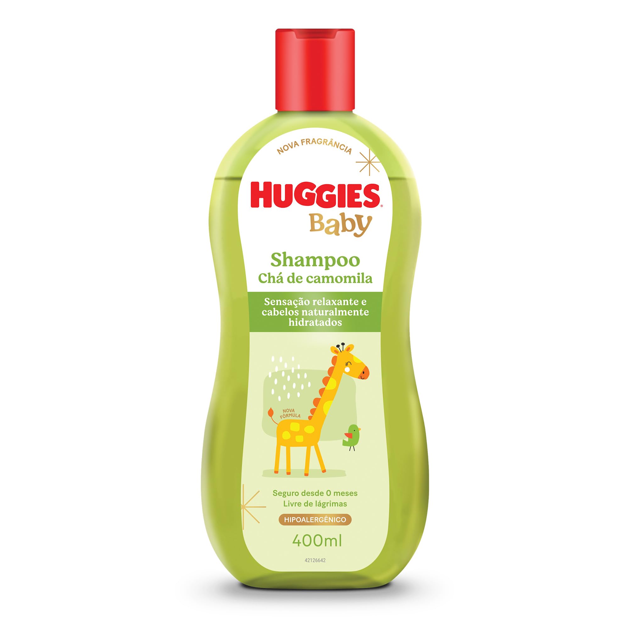 Shampoo Huggies Camomila Seguro para Recém-Nascidos 400 ml
