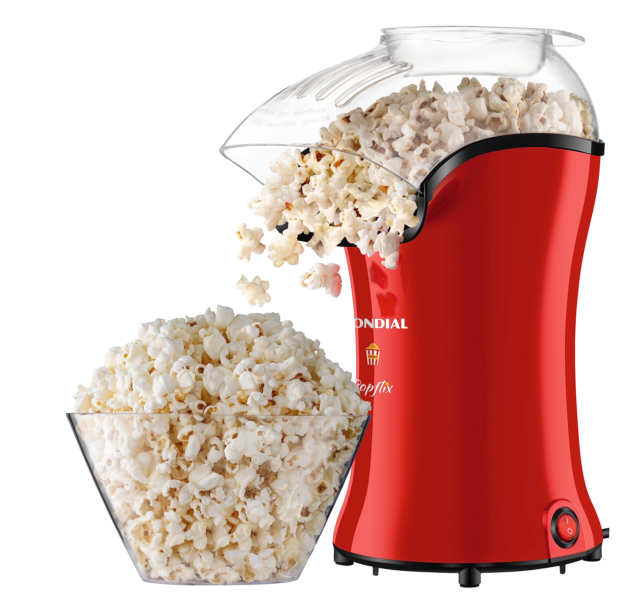 Pipoqueira Popflix Mondial Vermelha 1200W 220V PP-03