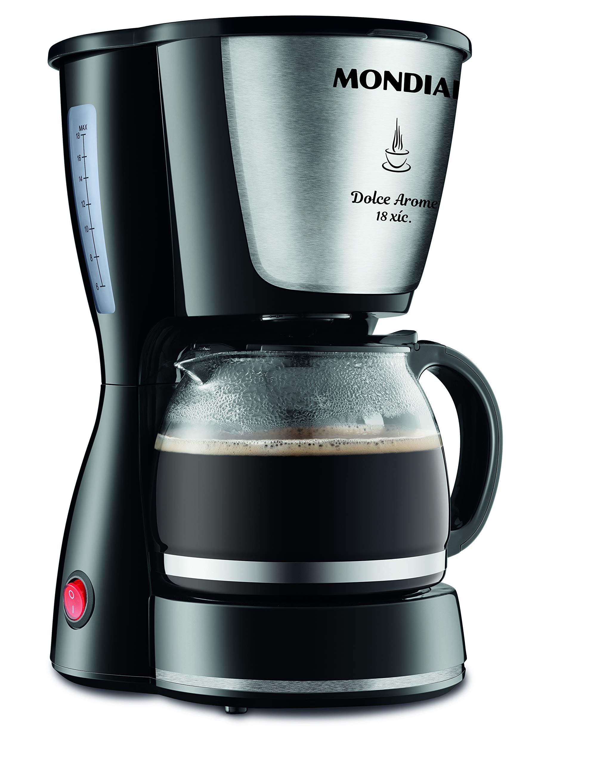 Cafeteira Elétrica Dolce Arome Inox 18 Xícaras Mondial 110V