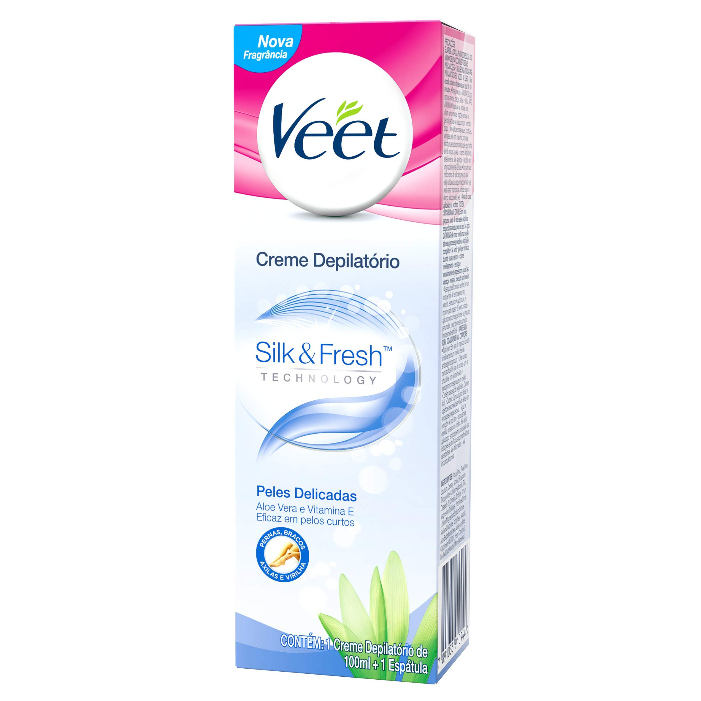 Creme Depilatório Corporal Veet Peles Delicadas - 100ml
