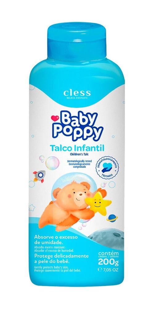 BABY POPPY Talco Infantil 200G Unit Baby Poppy