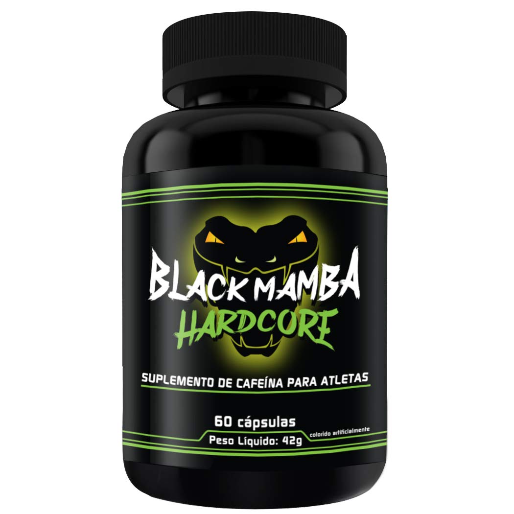 Termogênico Black Mamba Hyperrush com 60 Cápsulas