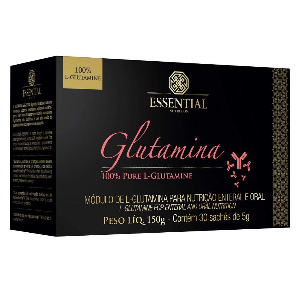 Essential Glutamina Box em Sachês