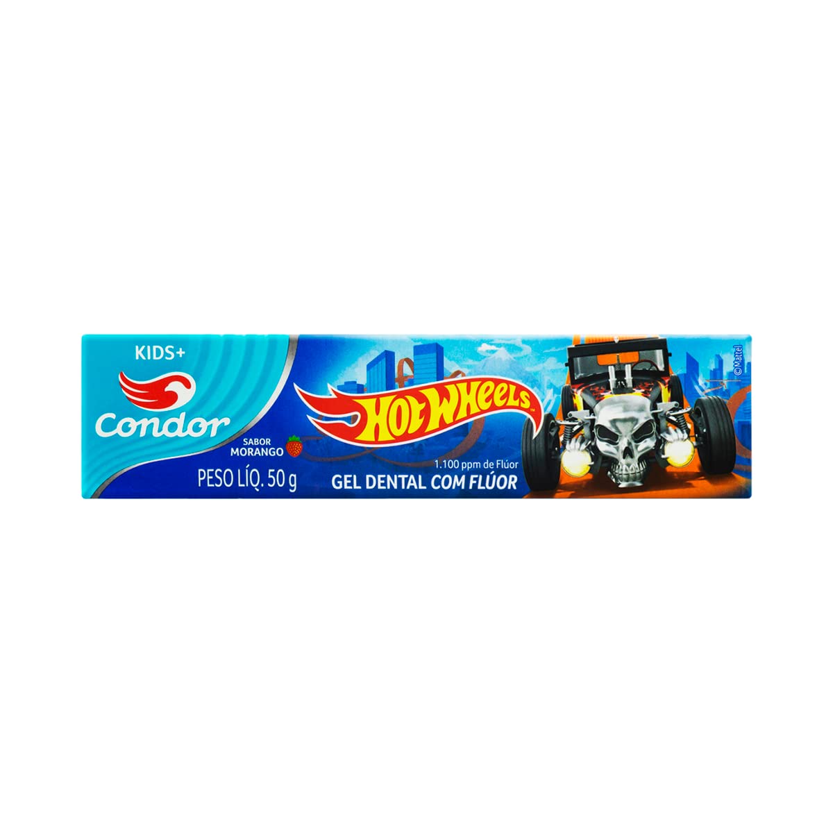 Gel Dental Infantil Condor Hot Wheels Morango 50g