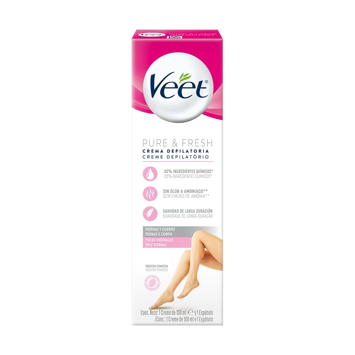 Veet Creme Depilatório Pure & Fresh Pele Normal 100ml