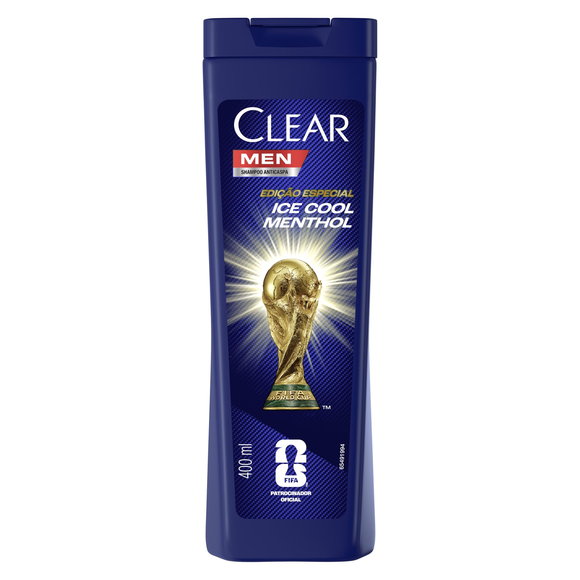 Clear Shampoo Men Anticaspa Ice Cool Menthol 400Ml