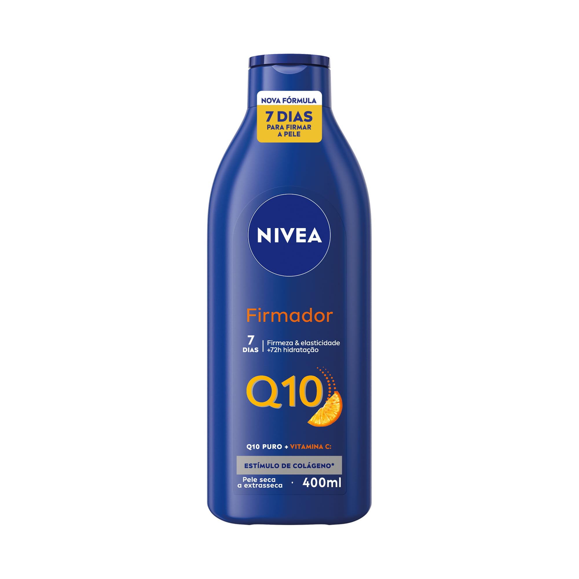 NIVEA Loção Hidratante Firmador Q10 + Vit C 400ml, pele seca/extrasseca