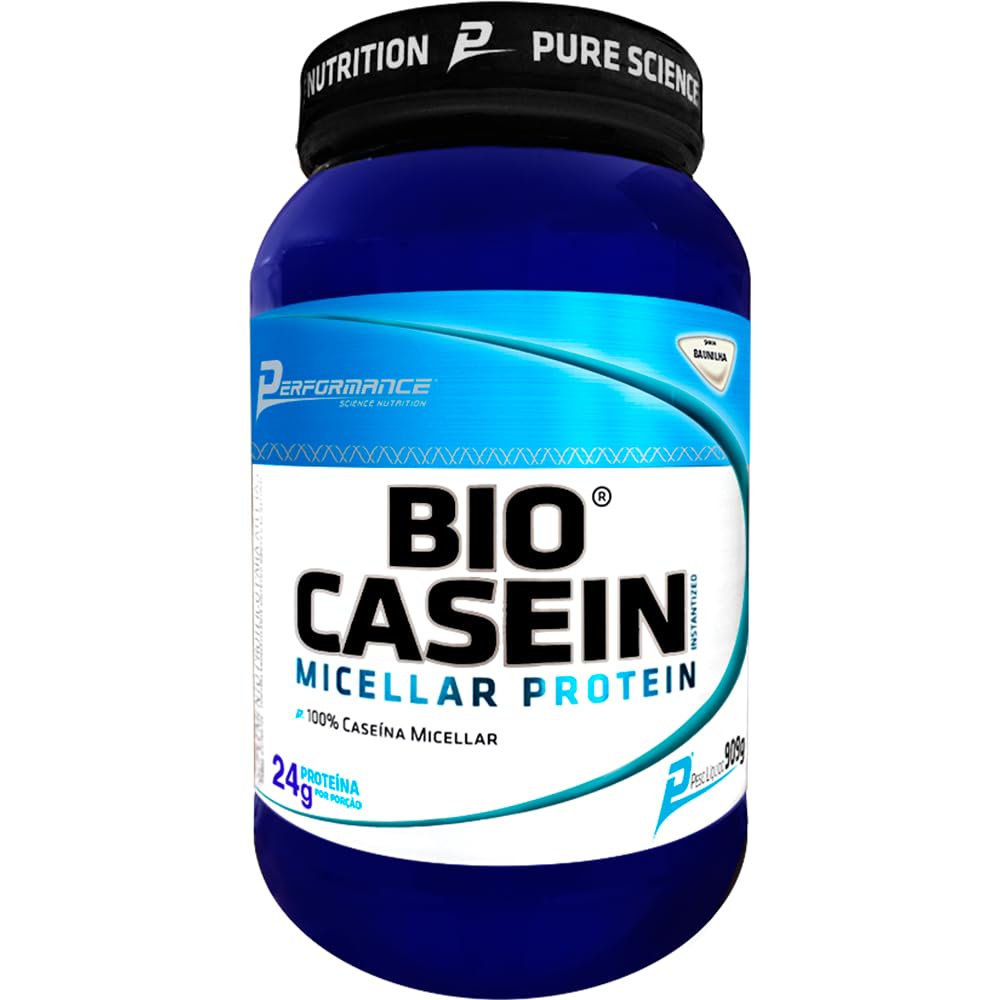Caseína Micelar Bio Casein Performance Nutrition 909 g Baunilha