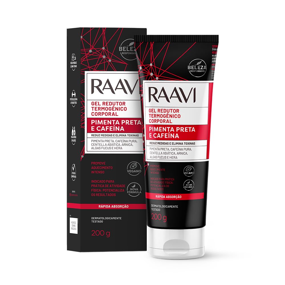 Raavi Gel Redutor Termogênico 200g