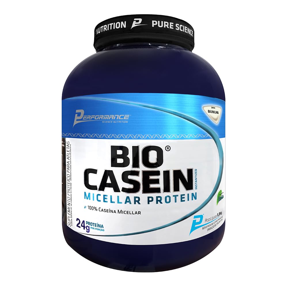 Caseína Micelar Bio Casein Performance Nutrition 1,8 kg Baunilha