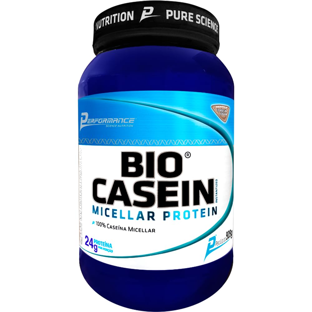 Caseína Micelar Bio Casein Performance Nutrition 909 g Cookies and Cream