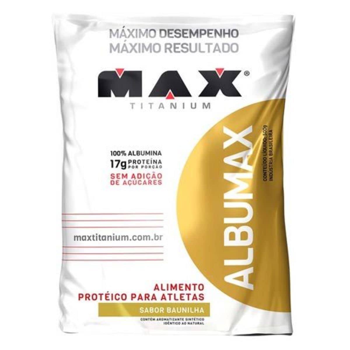 Albumax Max Titanium sabor Baunilha 500g